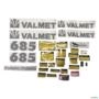 JOGO DECALQUE - VALMET 685 - 83245100 TM 685 7959 Imagem JOGO DECALQUE - VALMET 685 - 83245100 TM 685 7959