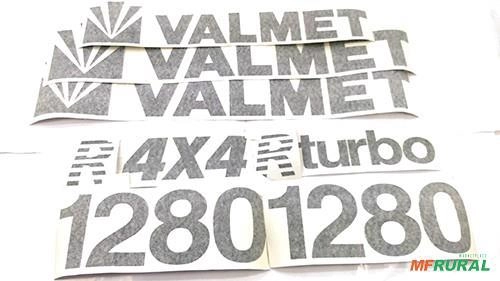 JOGO DECALQUE - VALMET 1280 R - 80795200 TM 1280 R 7963 Imagem JOGO DECALQUE - VALMET 1280 R - 80795200 TM 1280 R 7963