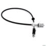 CABO CONTROLE REMOTO BMS 3 E 4 VALVULA 1.185MM 81605820/1 9517 Imagem CABO CONTROLE REMOTO BMS 3 E 4 VALVULA 1.185MM 81605820/1 9517