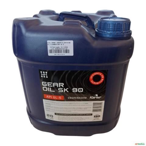 OLEO DIFERENCIAL BALDE GL 5 EP-90 EP-90-KARTER 10432 Imagem OLEO DIFERENCIAL BALDE GL 5 EP-90 EP-90-KARTER 10432