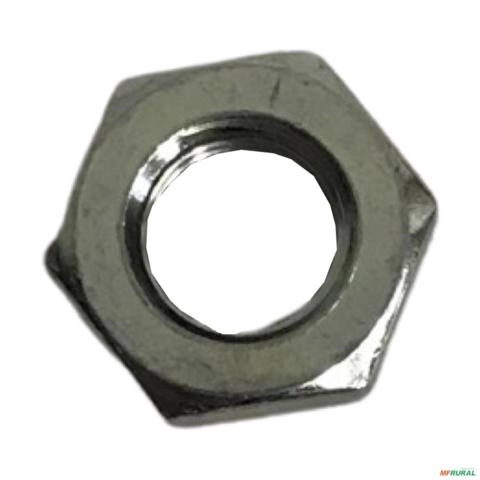 PORCA SEXTAVADA BAIXA 8 X 1,25 JB-1208 15009 Imagem PORCA SEXTAVADA BAIXA 8 X 1,25 JB-1208 15009
