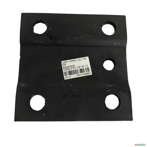 CHAPA GRAMPO CULTIVADOR 0501010497 25113 Imagem CHAPA GRAMPO CULTIVADOR 0501010497 25113