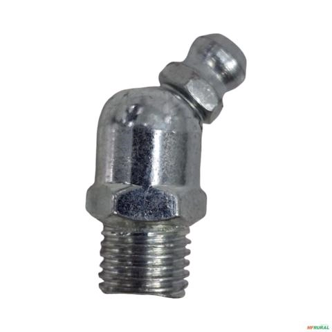 GRAXEIRA - CURVA 45 GRAUS 3/8 - 45 31555 Imagem GRAXEIRA - CURVA 45 GRAUS 3/8 - 45 31555