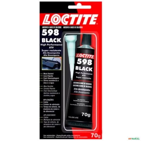 LOCTITE SILICONE PRETO SI 598 85GX 31728 Imagem LOCTITE SILICONE PRETO SI 598 85GX 31728
