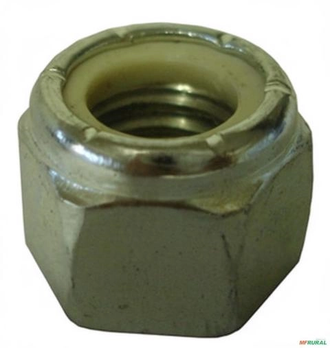 PORCA AUTO TRAVANTE (CH.1-2) ZINCADA BRANCA POAT-5/16"UNC 33100 Imagem PORCA AUTO TRAVANTE (CH.1-2) ZINCADA BRANCA POAT-5/16"UNC 33100