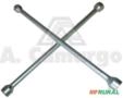 CHAVE DE RODA CRUZ 4 BOCAS 19 X 13/16" 17 X 23 500MM PROFISSIONAL - KRAUCHER (08.01.002.0001 V500) CH-77-LONGA 33981 Imagem CHAVE DE RODA CRUZ 4 BOCAS 19 X 13/16" 17 X 23 500MM PROFISSIONAL - KRAUCHER (08.01.002.0001 V500) CH-77-LONGA 33981