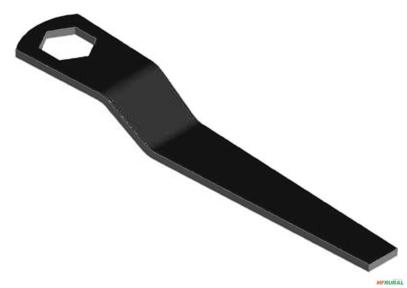CHAVE GRADE NIVELADORA (PORCA 1.1/4"PESADA) 2"=51mm-CHAPA 34062 Imagem CHAVE GRADE NIVELADORA (PORCA 1.1/4"PESADA) 2"=51mm-CHAPA 34062