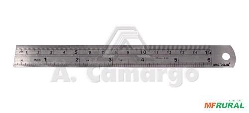 REGUA DE AÇO 6" 35031 Imagem REGUA DE AÇO 6" 35031