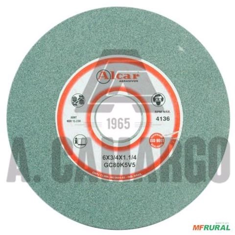 PEDRA VIDIA -ALCAR GC-80 6 x 3/4 36251 Imagem PEDRA VIDIA -ALCAR GC-80 6 x 3/4 36251