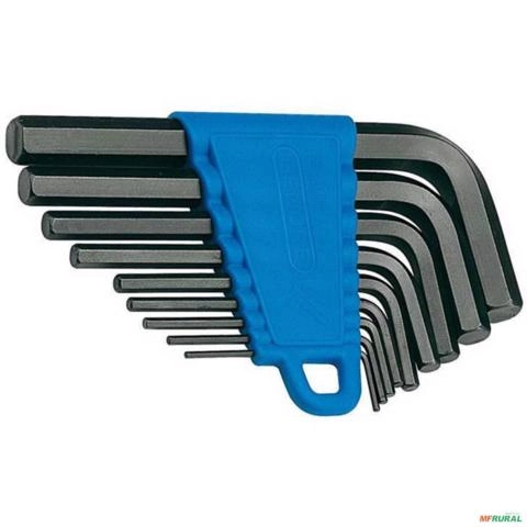 JOGO DE CHAVES L HEXAGONAIS (ALLEN) 42 9M 012.103 1,5 a 10 9-P 39135 Imagem JOGO DE CHAVES L HEXAGONAIS (ALLEN) 42 9M 012.103 1,5 a 10 9-P 39135