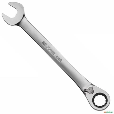 CHAVE COMBINADA COM CATRACA 13 MM R07100130 13 MM C/C 39907 Imagem CHAVE COMBINADA COM CATRACA 13 MM R07100130 13 MM C/C 39907