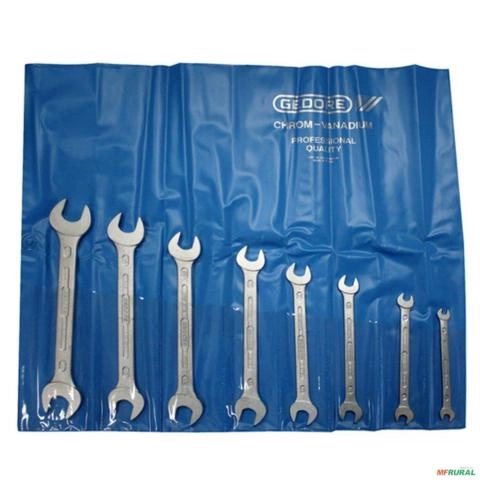 JOGO DE CHAVES FIXAS 6 - 8P 004.654 1/4 À 1.1/4" 41720 Imagem JOGO DE CHAVES FIXAS 6 - 8P 004.654 1/4 À 1.1/4" 41720