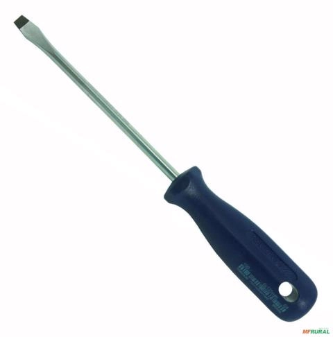 CHAVE DE FENDA SIMPLES 150 - 1/8" X 4" 036.020 1/8 x 4 43580 Imagem CHAVE DE FENDA SIMPLES 150 - 1/8" X 4" 036.020 1/8 x 4 43580