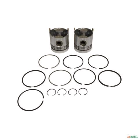 PISTAO E ANEIS MOTOR FORD 4600/5600/6600 (CX.2PÇ) P&A-1096 STD 49123 Imagem PISTAO E ANEIS MOTOR FORD 4600/5600/6600 (CX.2PÇ) P&A-1096 STD 49123