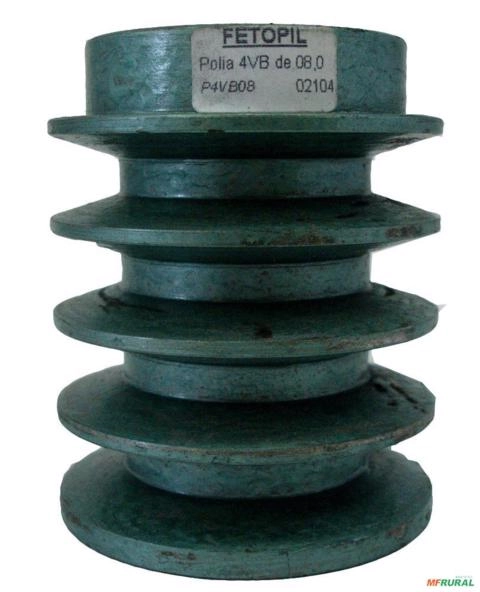 POLIA FERRO 4 CANAL -70-AAAA 70-AAAA 49797 Imagem POLIA FERRO 4 CANAL -70-AAAA 70-AAAA 49797