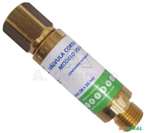 VALVULA CORTA FOGO - OXIG. CONDOR (404674) VCF RO 50207 Imagem VALVULA CORTA FOGO - OXIG. CONDOR (404674) VCF RO 50207