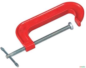 GRAMPO C PARA MARCINEIRO 6" 6" 50795 Imagem GRAMPO C PARA MARCINEIRO 6" 6" 50795