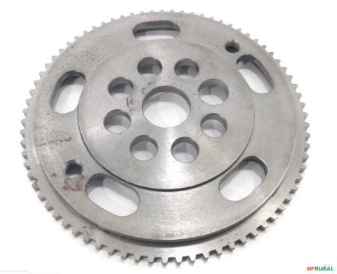 SUPORTE (COROA) DENTADA - 75 DENTES TRAÇÃO CARRARO TRATOR NEW HOLLAND / CASE / MASSEY FERGUSON 041080 56195 Imagem SUPORTE (COROA) DENTADA - 75 DENTES TRAÇÃO CARRARO TRATOR NEW HOLLAND / CASE / MASSEY FERGUSON 041080 56195