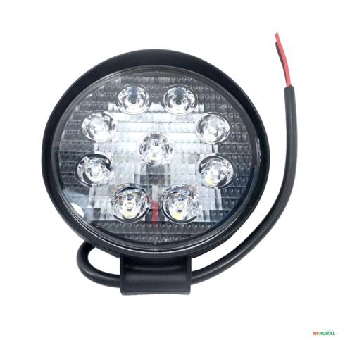 FAROL LED FLX 1028 REDONDO PARA ADAPTAÇÃO FLX 1028 9 LEDS 3000881 Imagem FAROL LED FLX 1028 REDONDO PARA ADAPTAÇÃO FLX 1028 9 LEDS 3000881