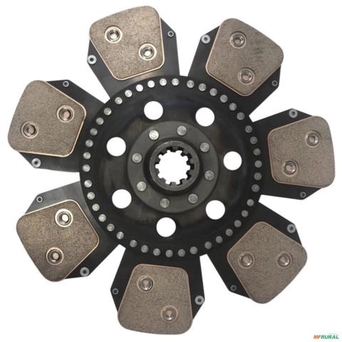 DISCO EMBREAGEM PASTILHA VALTRA 1280/1780BH-180 342MM 6-PAS 80797700 3001498 Imagem DISCO EMBREAGEM PASTILHA VALTRA 1280/1780BH-180 342MM 6-PAS 80797700 3001498