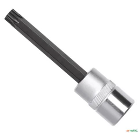 CHAVE SOQUETE 1/2" TX LONGA PERFIL HEXALOBULAR T 20 R62451319 T 20 1/2 TX 3002280 Imagem CHAVE SOQUETE 1/2" TX LONGA PERFIL HEXALOBULAR T 20 R62451319 T 20 1/2 TX 3002280