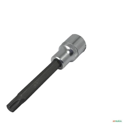CHAVE SOQUETE 1/2" TX LONGA PERFIL HEXALOBULAR T 45 R62451919 T 45 1/2 TX 3002283 Imagem CHAVE SOQUETE 1/2" TX LONGA PERFIL HEXALOBULAR T 45 R62451919 T 45 1/2 TX 3002283