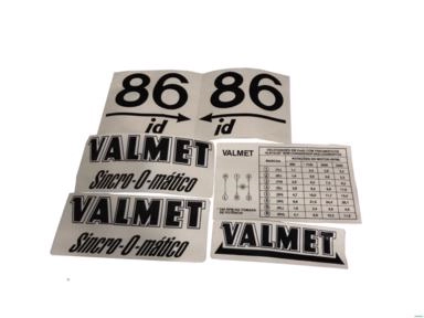 JOGO DECALQUE VALMET 86ID . TM 86ID - 154750 3002351 Imagem JOGO DECALQUE VALMET 86ID . TM 86ID - 154750 3002351