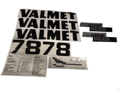 JOGO DECALQUE VALMET 78 SERIE PRATA TM 78 - SERIE PRATA 3002352