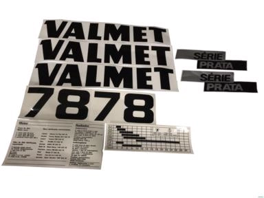JOGO DECALQUE VALMET 78 SERIE PRATA TM 78 - SERIE PRATA 3002352 Imagem JOGO DECALQUE VALMET 78 SERIE PRATA TM 78 - SERIE PRATA 3002352
