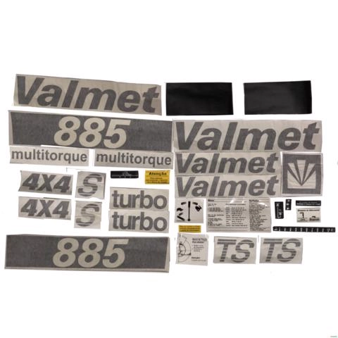 JOGO DECALQUE VALMET 885 4X4 TM 885 4X4 - 80738000 3002359 Imagem JOGO DECALQUE VALMET 885 4X4 TM 885 4X4 - 80738000 3002359
