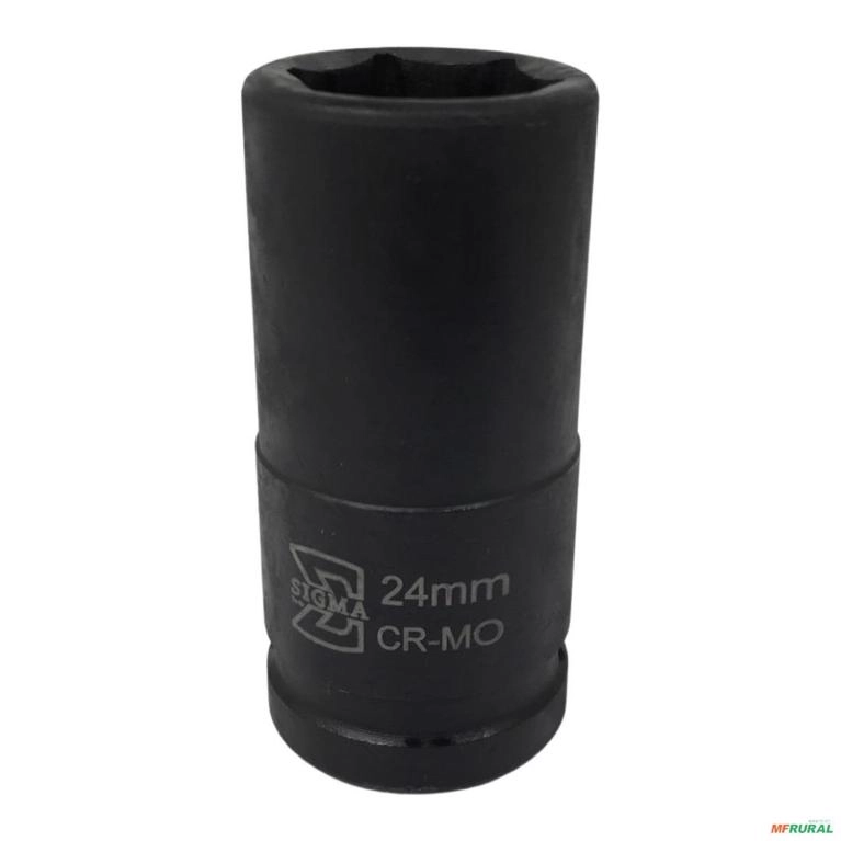 SOQUETE IMPACTO LONGO 24 MM X 3/4 (0603122024) 24 mm X 3/4 3002703 Imagem SOQUETE IMPACTO LONGO 24 MM X 3/4 (0603122024) 24 mm X 3/4 3002703