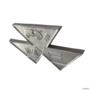 EMBLEMA MASSEY FERGUSON ALUMINIO POLIDO 3147552 / 1 3003425 Imagem EMBLEMA MASSEY FERGUSON ALUMINIO POLIDO 3147552 / 1 3003425