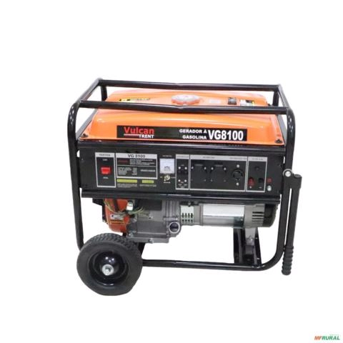 GERADOR GASOLINA 4T 420CC 15HP 6.5 KVA 6500WATTS BIVOLT PARTIDA MANUAL VG8100 VULCAN TRENT 80067 3005033 Imagem GERADOR GASOLINA 4T 420CC 15HP 6.5 KVA 6500WATTS BIVOLT PARTIDA MANUAL VG8100 VULCAN TRENT 80067 3005033