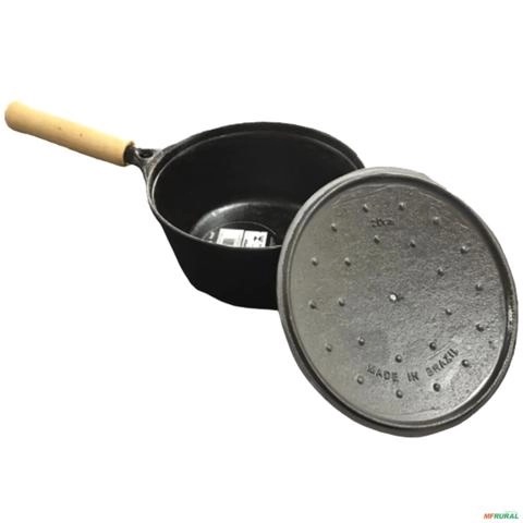 Imagem CAÇAROLA EMILLY CABO DE MADEIRA E TAMPA DE FERRO 16X20CM 2,2L CAÇAROLA/112 90240 Imagem CAÇAROLA EMILLY CABO DE MADEIRA E TAMPA DE FERRO 16X20CM 2,2L CAÇAROLA/112 90240