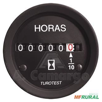 HORIMETRO SEM PONTEIRO TUROTEST Nº 331010001 14791 Imagem HORIMETRO SEM PONTEIRO TUROTEST Nº 331010001 14791