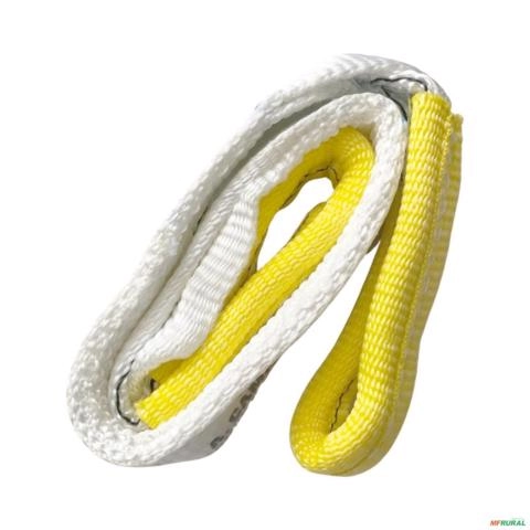CINTA DE ELEVAÇÃO SLING PLANA 1,25 TON X 1 MTS, 60MM, BRANCA, CAMADA SIMPLES, FS 51 60MM X 1MTS X 1,25T 3008733 Imagem CINTA DE ELEVAÇÃO SLING PLANA 1,25 TON X 1 MTS, 60MM, BRANCA, CAMADA SIMPLES, FS 51 60MM X 1MTS X 1,25T 3008733