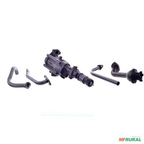 BOMBA DE ÓLEO DUPLA MOTOR MERCEDES OM352, OM366 MM100416E 3020286 Imagem BOMBA DE ÓLEO DUPLA MOTOR MERCEDES OM352, OM366 MM100416E 3020286