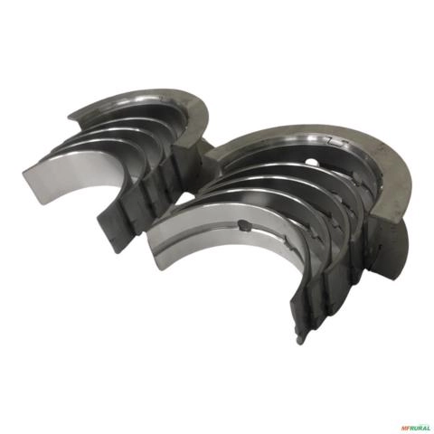 JOGO BRONZINA DE MANCAL STD CUMMINS SERIE-B 3.9 ISF 3.8 M21667 STD 3022030 Imagem JOGO BRONZINA DE MANCAL STD CUMMINS SERIE-B 3.9 ISF 3.8 M21667 STD 3022030