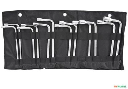 JOGO DE CHAVES BIELA - 8 MM A 19 MM 3022650 Imagem JOGO DE CHAVES BIELA - 8 MM A 19 MM 3022650