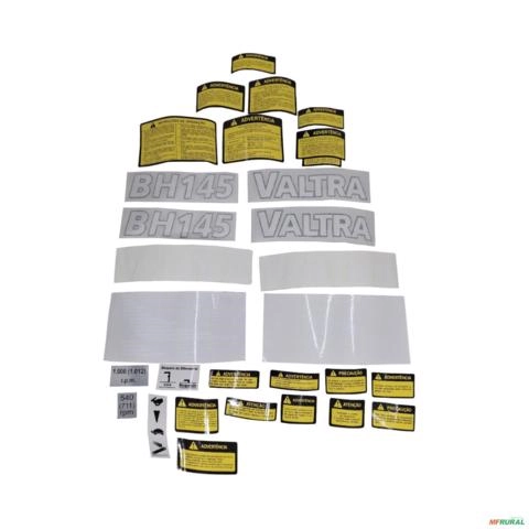 JOGO DECALQUE VALTRA BH 145 G II COM FAIXA TM BH 145 G II COM FAIXA 3022714 Imagem JOGO DECALQUE VALTRA BH 145 G II COM FAIXA TM BH 145 G II COM FAIXA 3022714
