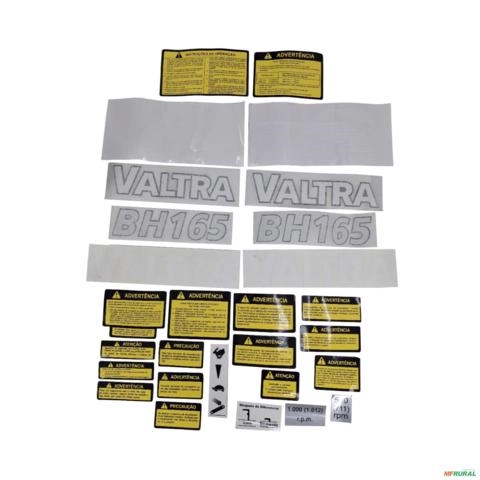 JOGO DECALQUE VALTRA BH 165 G II COM FAIXA TM BH 165 G II COM FAIXA 3022715 Imagem JOGO DECALQUE VALTRA BH 165 G II COM FAIXA TM BH 165 G II COM FAIXA 3022715