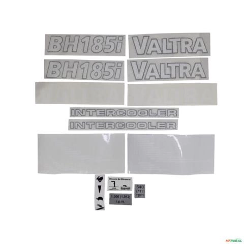 JOGO DECALQUE VALTRA BH 185 I G II COM FAIXA TM BH 185 i G II COM FAIXA 3022717 Imagem JOGO DECALQUE VALTRA BH 185 I G II COM FAIXA TM BH 185 i G II COM FAIXA 3022717