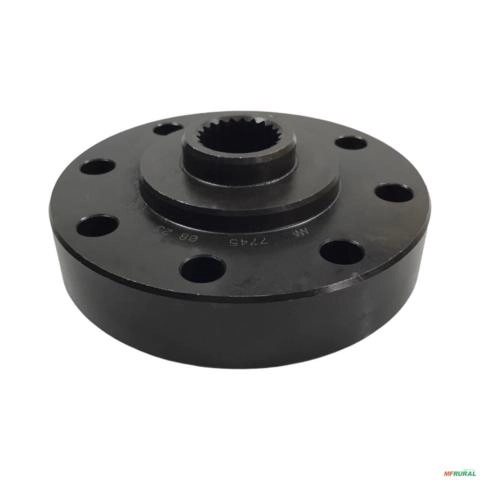 FLANGE CUBO VOLANTE TRATOR NEW HOLLAND T6.110-130  TS6020-6040 87390059 3025331 Imagem FLANGE CUBO VOLANTE TRATOR NEW HOLLAND T6.110-130  TS6020-6040 87390059 3025331