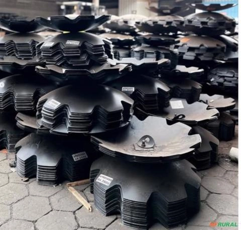 Imagem DISCO PARA ARADO RECORTADOS, LISOS, RETO, RODA GUIA E PLANTADEIRAS Imagem DISCO PARA ARADO RECORTADOS, LISOS, RETO, RODA GUIA E PLANTADEIRAS