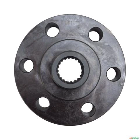 FLANGE EIXO TDP TRATORES FORD-NEW HOLLAND 6-FUROS  20-ESTRIAS E1NN-N-777-AB 3036582 Imagem FLANGE EIXO TDP TRATORES FORD-NEW HOLLAND 6-FUROS  20-ESTRIAS E1NN-N-777-AB 3036582
