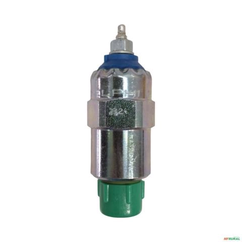 SOLENOIDE BOMBA CAV 12V. (1 POLO ROSCA) 28363767-13B1 3036677 Imagem SOLENOIDE BOMBA CAV 12V. (1 POLO ROSCA) 28363767-13B1 3036677