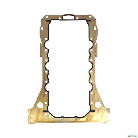 JUNTA DO CARTER DE ACO FPT-NEF 4 CILINDROS NEW HOLLAND 7630/8030 5802048518 3036765 Imagem JUNTA DO CARTER DE ACO FPT-NEF 4 CILINDROS NEW HOLLAND 7630/8030 5802048518 3036765