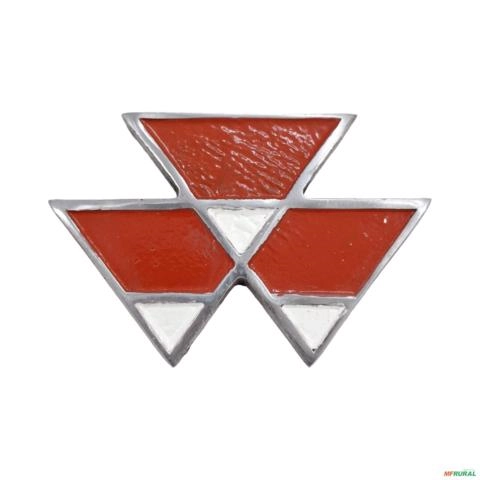 EMBLEMA TRIANGULO MASSEY EM ALUMINIO 6261548M1 3036984 Imagem EMBLEMA TRIANGULO MASSEY EM ALUMINIO 6261548M1 3036984