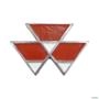EMBLEMA TRIANGULO MASSEY EM ALUMINIO 6261548M1 3036984 Imagem EMBLEMA TRIANGULO MASSEY EM ALUMINIO 6261548M1 3036984