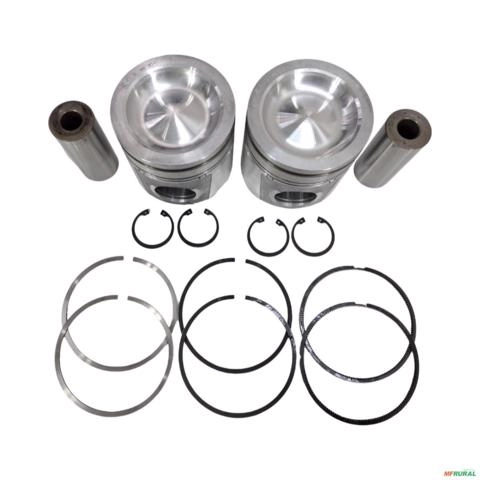 PISTAO E ANEIS STD MOTOR CUMMINS 107MM QSB 4.5 / 6.7 41082600 3039743 Imagem PISTAO E ANEIS STD MOTOR CUMMINS 107MM QSB 4.5 / 6.7 41082600 3039743